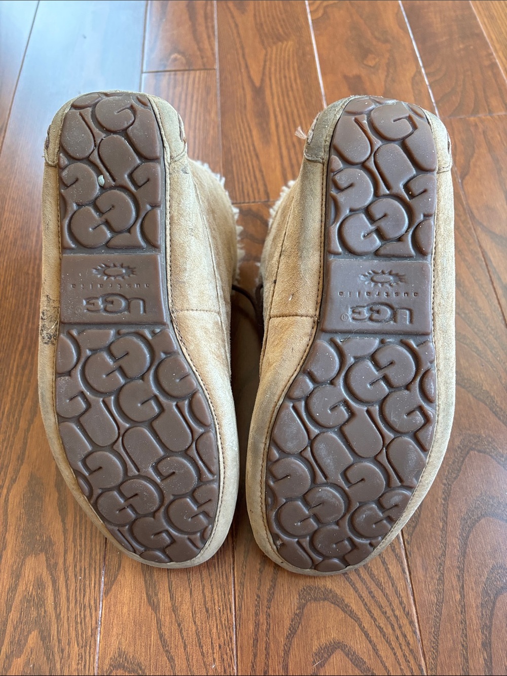 UGG Chestnut Shearling-Lined Suede Moccasin Boots - Picture 5 of 10
